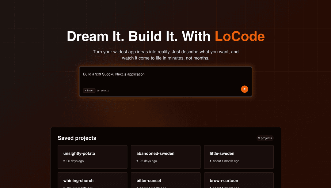 LoCode.tech - AI App Builder